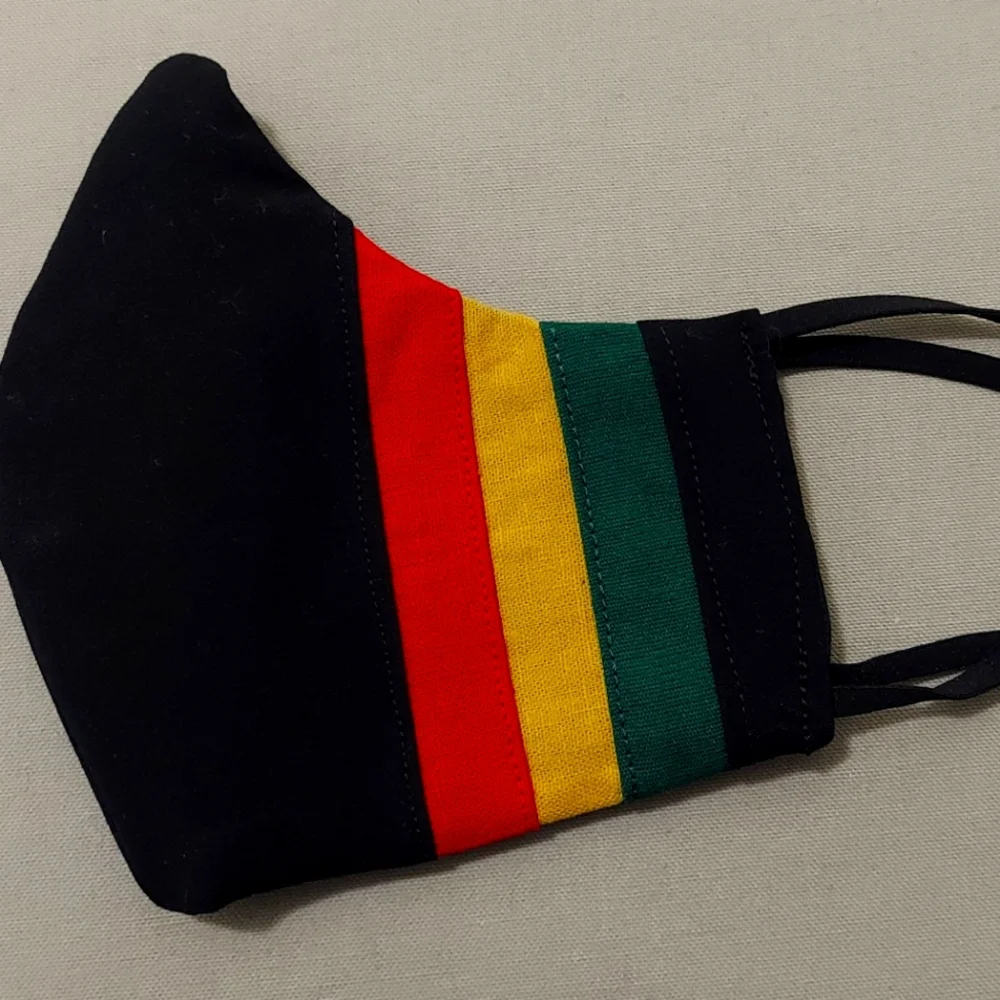Handmade cotton/linen mask - Picture 1 of 4